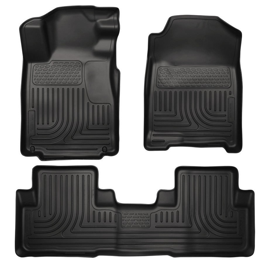 [HSK98371] Husky Liners - 10-14 Mustang Front/2nd Seat Floor Liners Black