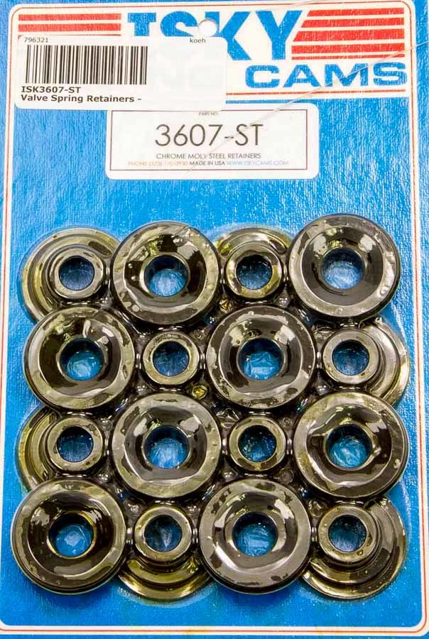 [ISK707-STA] Isky Cams - 7 Deg. Steel Retainers