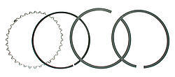 [JEPJ100F8-4320-5] Je Pistons - Piston Ring Set 4.320 Moly 1/16 1/16 3/16
