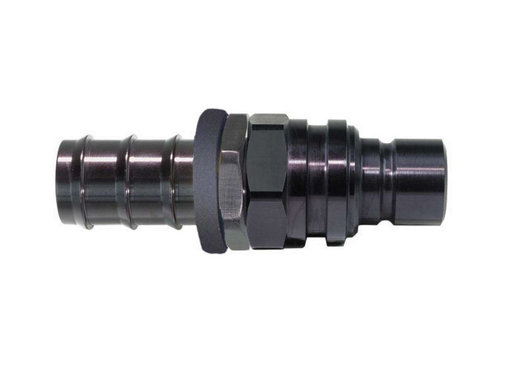 [JFT52510P] Jiffy-Tite - Q/R #10 Male Push Lock Plug Valved Black