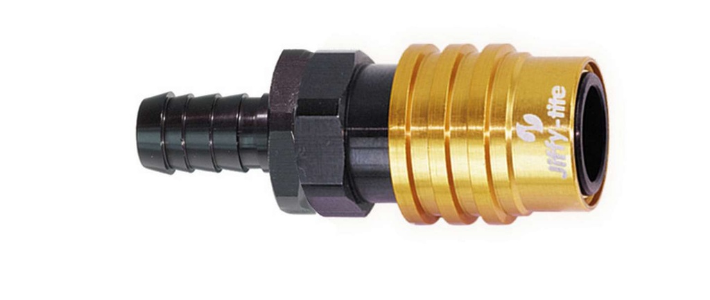[JFT21506] Jiffy-Tite - Q/R #6 Str Male Socket W/Hose Barb-Valved