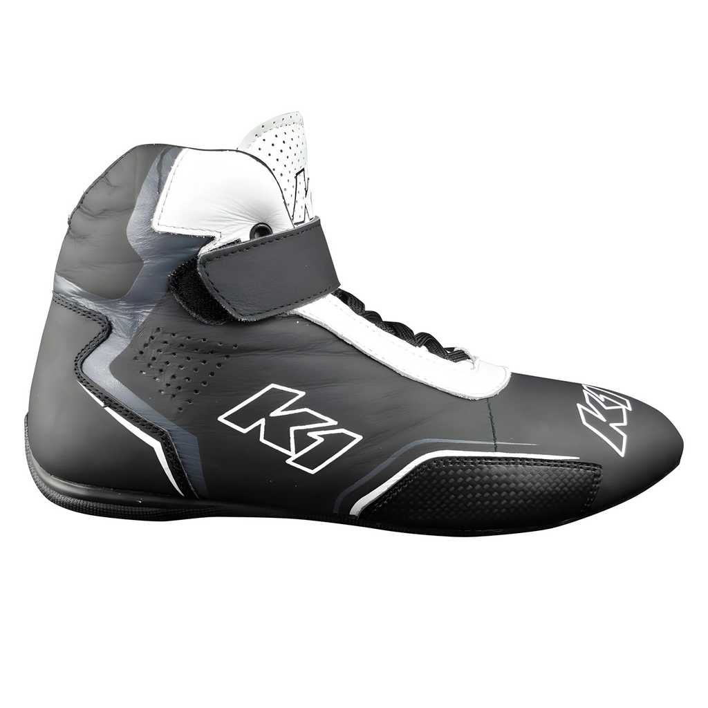 [K1R14-PL2-NG-9] K1 Racegear - Shoes Karting Adult Pilot 2 Black Size 9