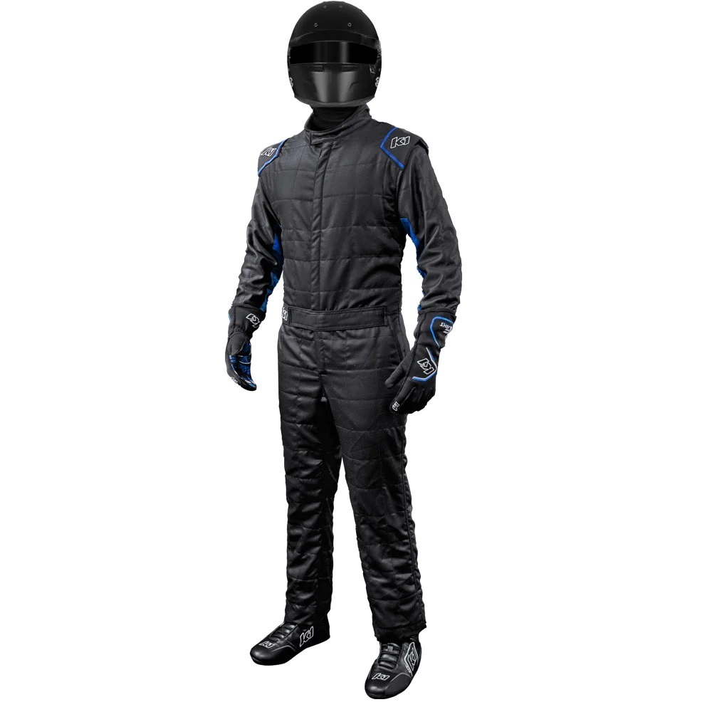 [K1R20-OTL-NB-S] K1 Racegear - Suit Outlaw Small Black / Blue SFI 3.2A/5