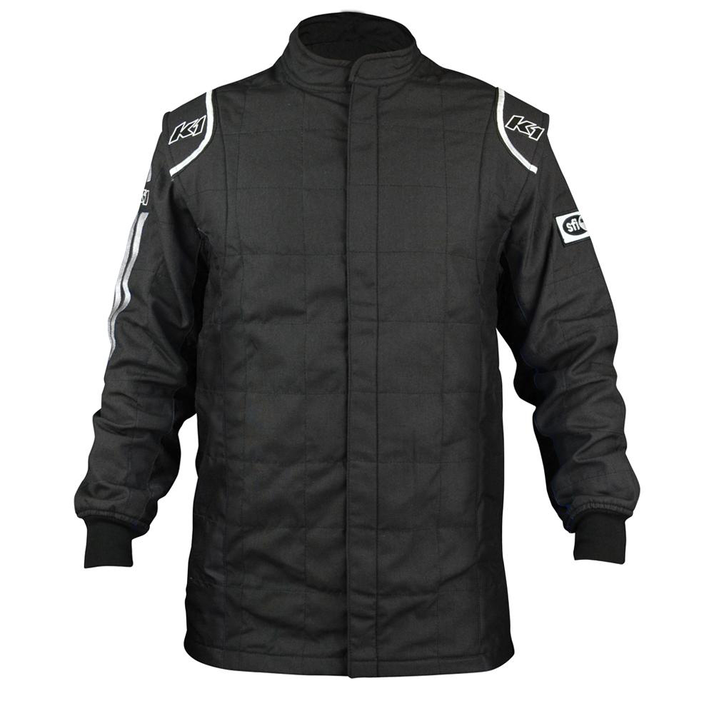 [K1R21-SPT-NW-2XL] K1 Racegear - Jacket Sportsman Black / White XX-Large