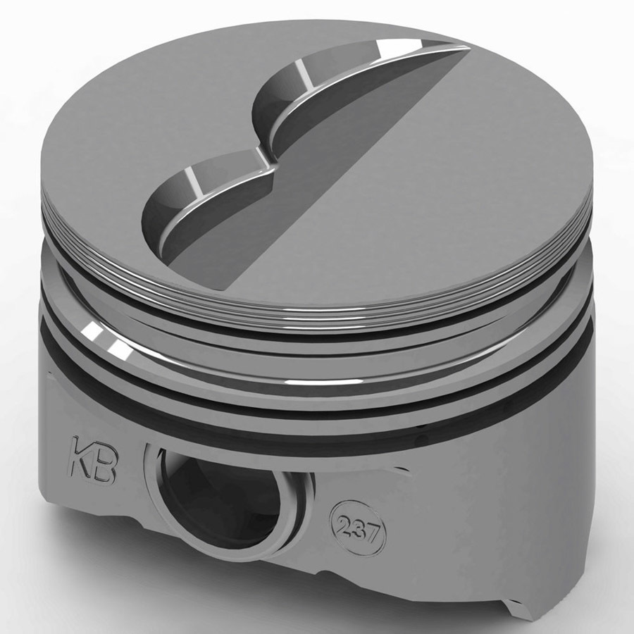 [KBPKB237.060] Kb Performance Pistons - Bbm Flat Top Piston Set 4.380 Bore -5Cc