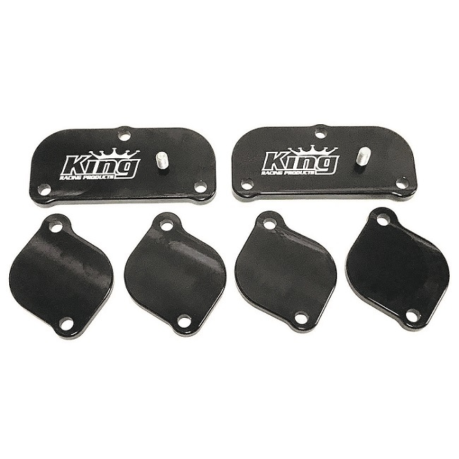 King Racing Products - Exhaust Cover Kit Billet Spread Port