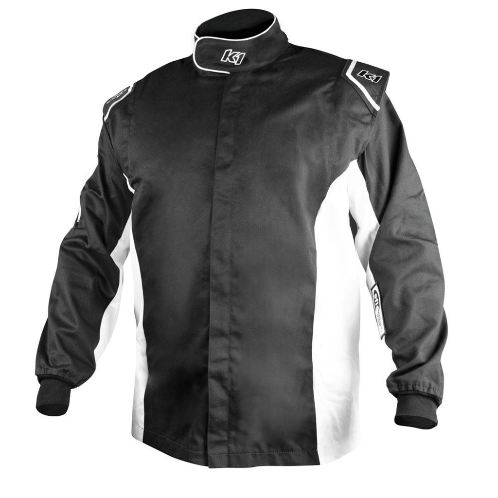 [K1R21-CHL-NW-4XS] K1 Racegear - Jacket Challenger Black 4-XS SFI3.2A/1
