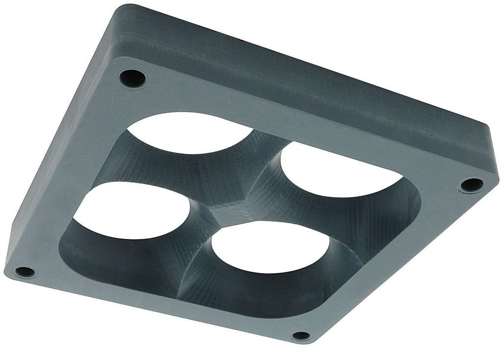 [ALL25996] Allstar Performance - Carb Spacer 4500 Tapered 4 Hole 1.00in
