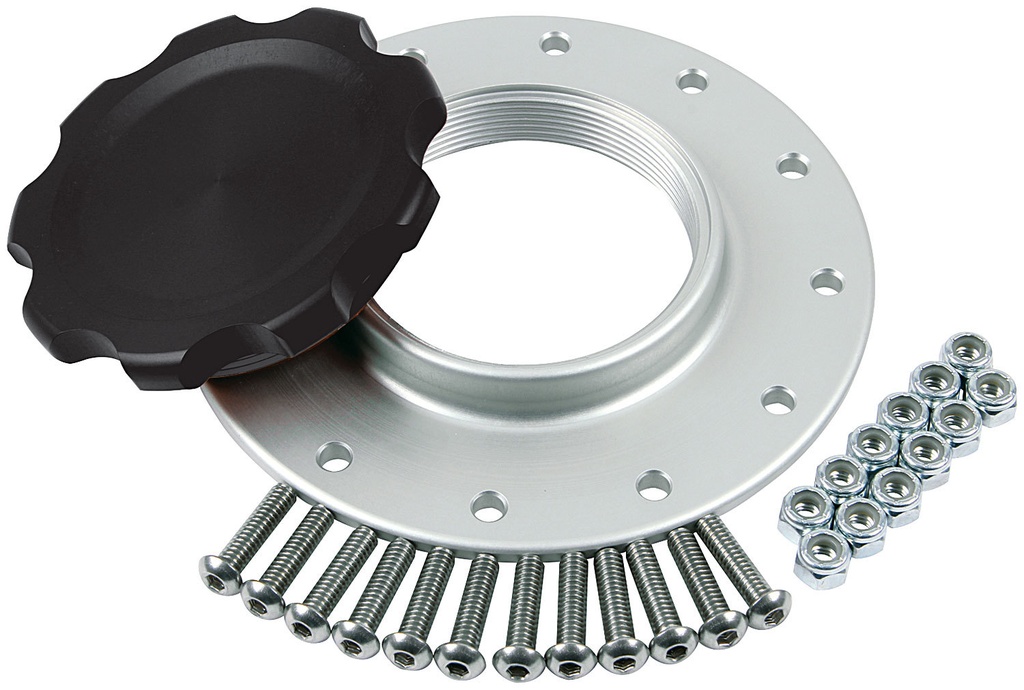 [ALL40136] Allstar Performance - Fuel Cell Cap And Bung RCI/JAZ 12-Bolt Black